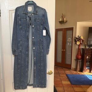 Habitual Blue Long Denim Jacket